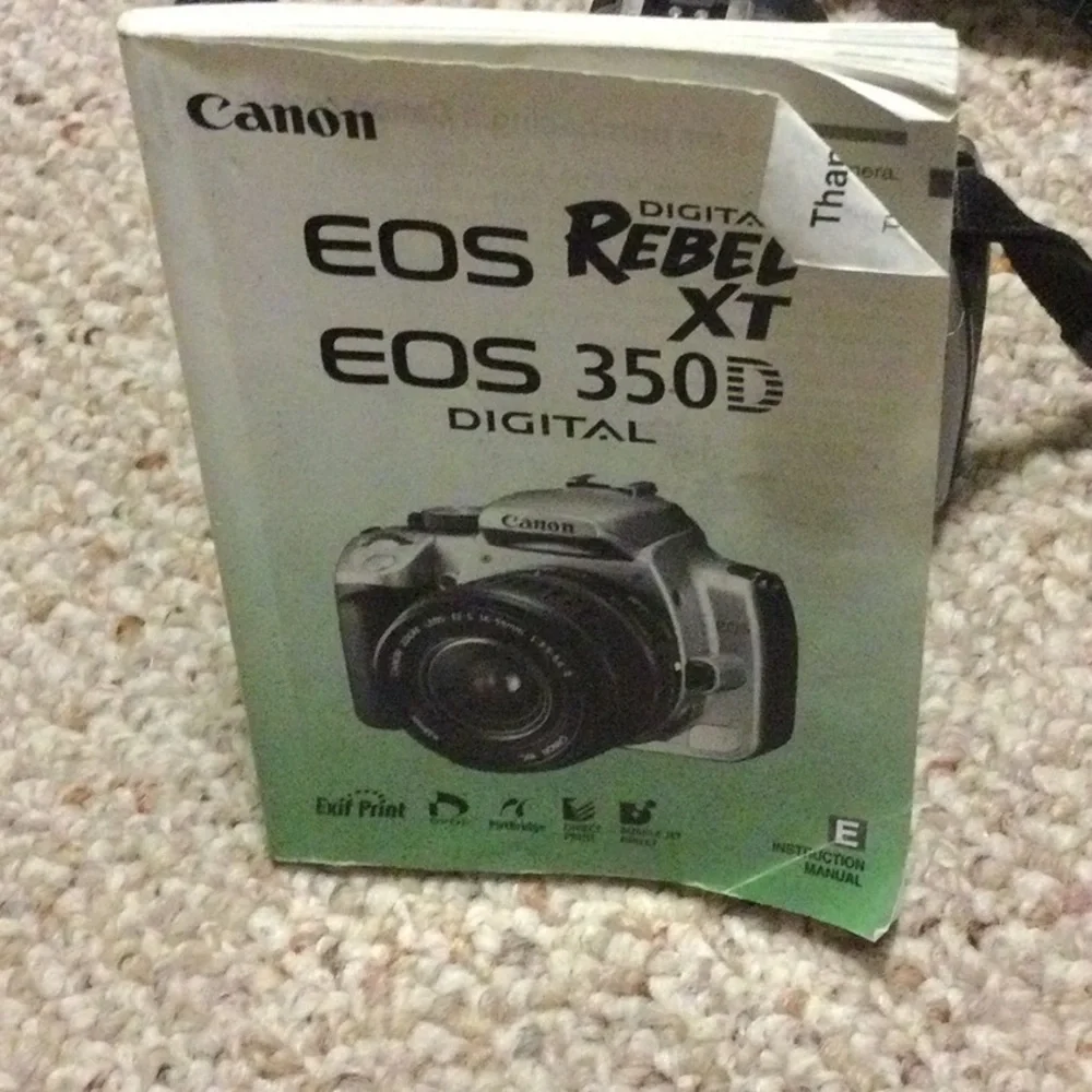 Canon EOS digital rebel XT EOS 360 D